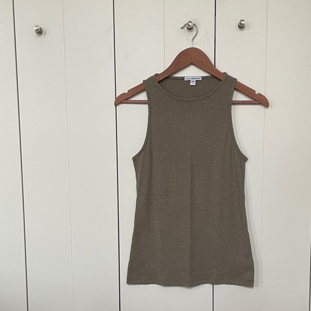 James Perse Khaki Tank Top